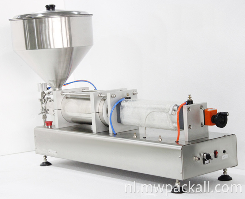 Flacon vulmachine automatische cilinder duwt de zuiger vloeistof vulmachine staal materiaal;